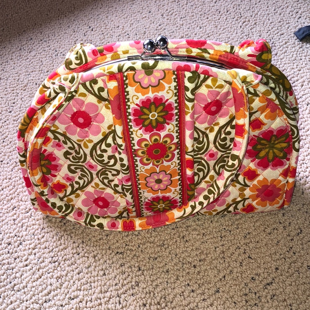 Vera Bradley hard shell arm bag